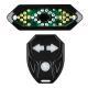 Smart Remote Control Turn Signal Charging Mountain Waterproof Taillight Night Bike With Horn Warning Light