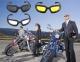 3 Pair Motorcycle Sports Padded Biker Riding Glasses Wind Resistant Sunglasses