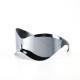 Future Style One-piece Large Frame Sports Personalized Trendy One-piece Fashion Sunglasses