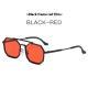 Steampunk Double Beam Sunglasses European And American Mens Metal Polygon Large Frame