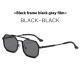 Steampunk Double Beam Sunglasses European And American Mens Metal Polygon Large Frame
