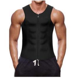 Final Size for MENS ZIPPER NEOPRENE SAUNA VEST