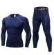 Mens Fitness Running Compression Training Suit Tights Long-sleeved Shirt Pants Leggings Sports Suit Fitness Sportswear