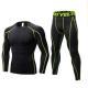 Mens Fitness Running Compression Training Suit Tights Long-sleeved Shirt Pants Leggings Sports Suit Fitness Sportswear