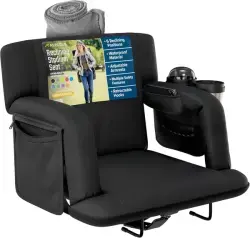 Alpcour Premium Reclining Stadium Seat For Bleachers With Back Support