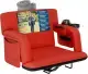 Alpcour Premium Reclining Stadium Seat For Bleachers With Back Support