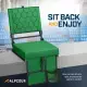 Alpcour Folding Reclining Stadium Seat With Back Support For Bleachers
