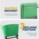 Alpcour Folding Reclining Stadium Seat With Back Support For Bleachers
