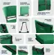 Alpcour Folding Reclining Stadium Seat With Back Support For Bleachers
