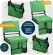 Alpcour Folding Reclining Stadium Seat With Back Support For Bleachers