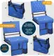 Alpcour Folding Reclining Stadium Seat With Back Support For Bleachers