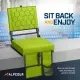 Alpcour Folding Reclining Stadium Seat With Back Support For Bleachers