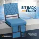 Alpcour Folding Reclining Stadium Seat With Back Support For Bleachers