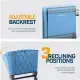 Alpcour Folding Reclining Stadium Seat With Back Support For Bleachers