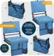 Alpcour Folding Reclining Stadium Seat With Back Support For Bleachers