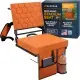 Alpcour Folding Reclining Stadium Seat With Back Support For Bleachers
