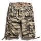 Summer Cotton Camouflage Cargo Shorts