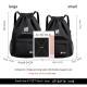 Travel Backpack Womens Large Capacity Travel Exercise Bag Drawstring Bag Drawstring Bag Oxford Waterproof