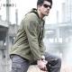 Shark skin soft shell mens sport camouflage suit