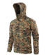 Shark skin soft shell mens sport camouflage suit