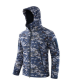 Shark skin soft shell mens sport camouflage suit