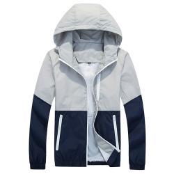Mens Jacket Spring And Autumn Thin Hooded Couple Fashion Trench