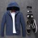 Mens movement in the spring and autumn season, mens single layer elastic mountaineering jackets, waterproof, windproof, breathable and caprant riding clothes