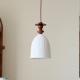 Baz Retro-Style Niche Original Solid Wood And Ceramic Pendant Light