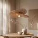 Retro Woven Rattan And Hemp Rope Handmade Pendant Light For The Living Room