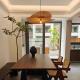Retro Woven Rattan And Hemp Rope Handmade Pendant Light For The Living Room