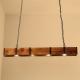 Retro Industrial Style Minimalist Wooden Pendant Light