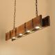 Retro Industrial Style Minimalist Wooden Pendant Light