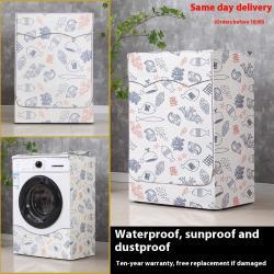 Roller Washing Machine Cover Waterproof Sunscreen Cover Dust Cover UV Protection