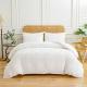 European And American Supplies Cut Flower Tufted Plain Quilt Set