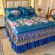 Sleeping Mat Viscose Fiber Mat Bed Skirt Three-piece Set Home