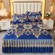 Sleeping Mat Viscose Fiber Mat Bed Skirt Three-piece Set Home