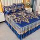 Sleeping Mat Viscose Fiber Mat Bed Skirt Three-piece Set Home