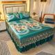 Sleeping Mat Viscose Fiber Mat Bed Skirt Three-piece Set Home