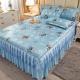 Sleeping Mat Viscose Fiber Mat Bed Skirt Three-piece Set Home