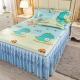 Sleeping Mat Viscose Fiber Mat Bed Skirt Three-piece Set Home