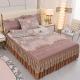 Sleeping Mat Viscose Fiber Mat Bed Skirt Three-piece Set Home
