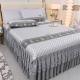 Sleeping Mat Viscose Fiber Mat Bed Skirt Three-piece Set Home