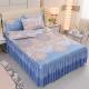 Sleeping Mat Viscose Fiber Mat Bed Skirt Three-piece Set Home