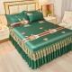 Sleeping Mat Viscose Fiber Mat Bed Skirt Three-piece Set Home