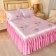 Sleeping Mat Viscose Fiber Mat Bed Skirt Three-piece Set Home