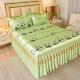 Sleeping Mat Viscose Fiber Mat Bed Skirt Three-piece Set Home