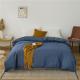 Japanese Solid-color Simple Dormitory Yarn-dyed Washed Cotton Four-piece Set