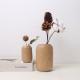 Japanese Style Groceries Solid Wood Dried Flowers And Flowerpot Wooden Craftwork Ins Vase