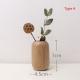 Japanese Style Groceries Solid Wood Dried Flowers And Flowerpot Wooden Craftwork Ins Vase