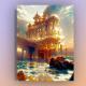 Tiangong Digital Oil Painting Colorful Decorative Painting